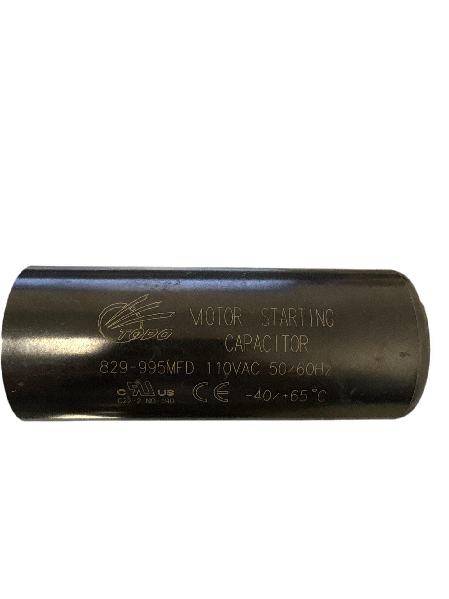 Motor Starting Capacitor 829-995MFD, 110VAC, 50/60Hz